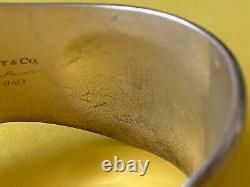 Tiffany & Co Sterling Silver 925 Elsa Peretti Bone Cuff Bracelet 56.2 Grams