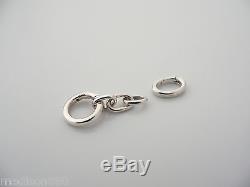 Tiffany & Co Sterling Silver Bracelet Necklace Link Oval Clasp Extender