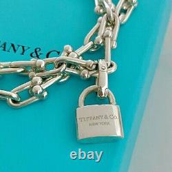 Tiffany & Co Sterling Silver Hardwear Link Wrap Bracelet 6.5 Size M Withpackaging