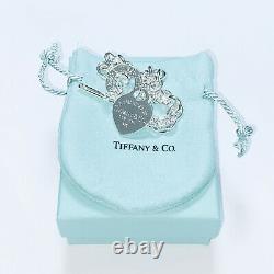 Tiffany & Co. Sterling Silver Heart Tag Toggle Bracelet with Box