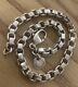 Tiffany & Co. Sterling Silver Men's Venetian Box Link Bracelet 925 7.5 Inch