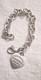 Tiffany & Co. Sterling Silver Return To Tiffany Heart Tag 7 Inch Chain Bracelet