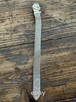 Tiffany & Co. Sterling Silver Somerset Mesh Heart Bracelet