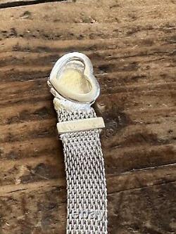 Tiffany & Co. Sterling Silver Somerset Mesh Heart Bracelet