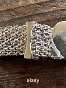 Tiffany & Co. Sterling Silver Somerset Mesh Heart Bracelet