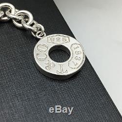 Tiffany & Co Sterling Silver T&CO 1837 Circle Toggle Bracelet
