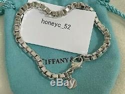 Tiffany & Co. Venetian Link Bracelet Sterling Silver 925 withPorch DHL