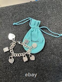 Tiffany co. Sterling silver charm bracelet charms