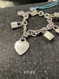 Tiffany co. Sterling silver charm bracelet charms