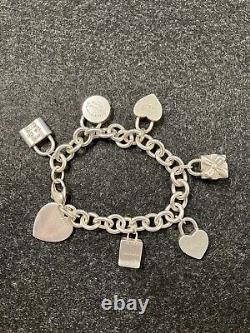 Tiffany co. Sterling silver charm bracelet charms