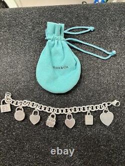 Tiffany co. Sterling silver charm bracelet charms