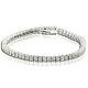 Unisex Tennis Bracelet With Diamonds In Sterling Silver 1/4 Carats 7 Inches