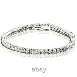 Unisex Tennis Bracelet With Diamonds in Sterling Silver 1/4 Carats 7 Inches