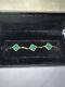 Van Cleef & Arpels Vintage Alhambra Chain Bracelet Yellow Gold Green Onyx