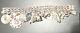 Vintage 1970's Sterling Silver Charm Bracelet 16 Sterling Silver Charms 90 Grams