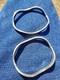 Vintage. 925 Sterling Silver Hinged Bangle Wave Bracelets