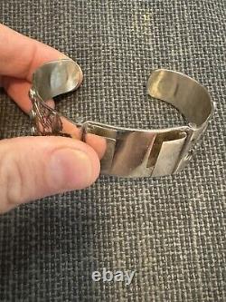 Vintage Bell Trading Post Sterling Silver & Turquoise, Watch Band/Cuff