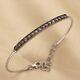Vintage Rose-cut Diamond Bar Bracelet In 925 Sterling Silver