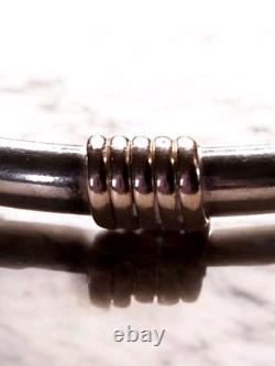 Vintage Statement Sterling Silver 925 Bangle Bracelet
