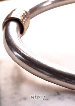 Vintage Statement Sterling Silver 925 Bangle Bracelet