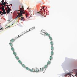 Wedding Jewelry 925 Sterling Silver Women Bracelet Grandidierite Size 8 Ct 7.7