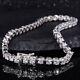 Women's 6ct Round Cut Simulated Diamond Tennis Bracelet White Gold Plated Silver
