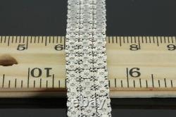 Women's Tennis Bracelet with Diamonds in Sterling Silver 1 Carats 7.5