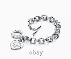 XS Tiffany & Co. Heart and Toggle Bracelet. Please read This Is An Extra small