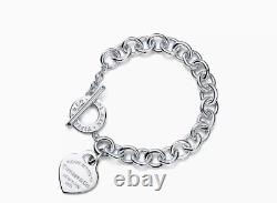 XS Tiffany & Co. Heart and Toggle Bracelet. Please read This Is An Extra small